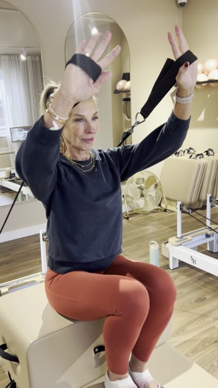 Mandy teaching reformer Pilates